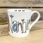 Nanny's Favourite Bone China Personalised Mug, thumbnail 2 of 5