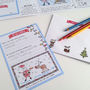 Letter To Santa, Large Activity Card, Personalised, thumbnail 2 of 4