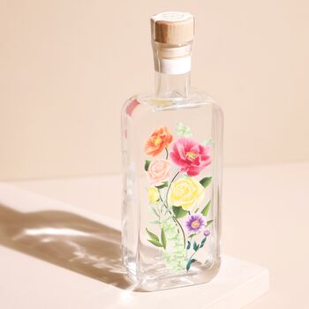 Personalised Floral Name 20cl London Dry Gin, 2 of 4