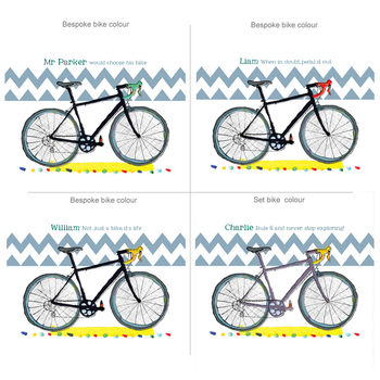 Personalised Cycling Print, 2 of 2