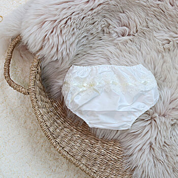 Silk Christening Gown ¾ Sleeve | Kara, 9 of 12