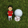 Keane And Cantona Man United Golf Divot Tool, thumbnail 1 of 6