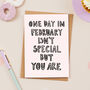 You Are Special Valentine Love Card, thumbnail 1 of 3