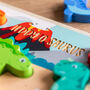 Personalised Name O Saurus Dinosaur Puzzle, thumbnail 4 of 6