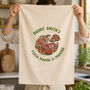 Personalised Pizza Dough Proving Tea Towel, thumbnail 2 of 4