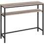 Two Tier Hallway Console Table With Adjustable Shelf, thumbnail 11 of 11
