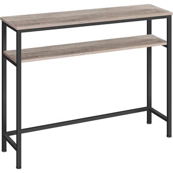 Two Tier Hallway Console Table With Adjustable Shelf, 11 of 11