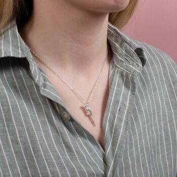 Personalised Parrot Sterling Silver Necklace, 3 of 10