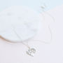 Personalised Paw Print Heart Necklace, thumbnail 7 of 11