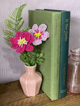 Cosmos Beaded Flower Craft Kit, 4 of 4