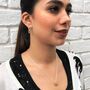 Sunray Silver And Gold Plated Necklace, thumbnail 4 of 5