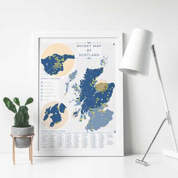 Scotland Whisky Regions And Distillery Map 2023, 5 of 7