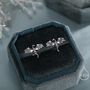 Sterling Silver Dragon Skeleton Stud Earrings, thumbnail 1 of 12