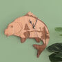 Wooden Engraved Carp Fishing Clock Gift For Anglers, thumbnail 1 of 5