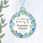 Personalised Forget Me Not Memorial Decoration, thumbnail 1 of 2