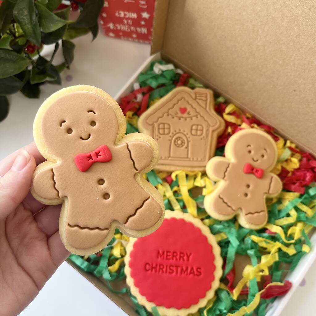 Gingerbread Biscuit Gift Box, 1 of 4