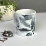 Autumn Leaves Handmade Print Personalised Mug, thumbnail 4 of 12