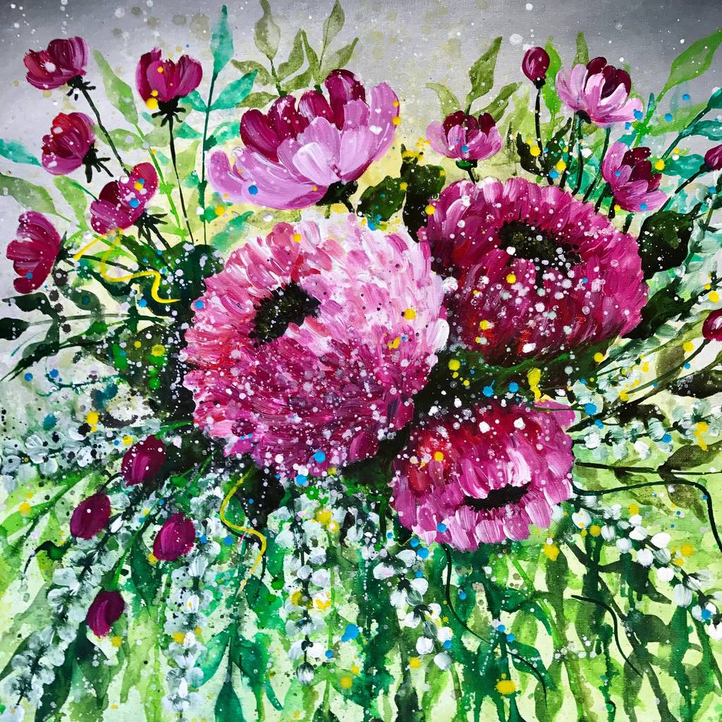 Framed Floral Prints By Wendy Carlton