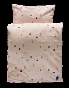 Pink Ice Cream Design Girl's Duvet And Pillowcase Set, 2 of 5