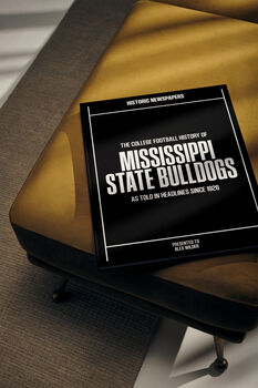 Mississippi State Bulldogs College Football Personalised Newspaper History Book, 7 of 8