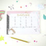 Personalised Unicorn Weekly Planner, thumbnail 1 of 4