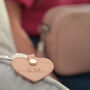 Personalised Leather Heart Key Ring, thumbnail 1 of 9