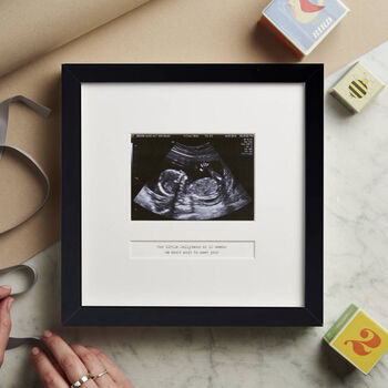 Personalised My First Baby Scan Frame, 4 of 5
