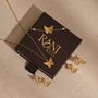 Butterfly Necklace 18k Gold Plated, thumbnail 7 of 7