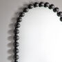 Curved Black Bobble Wall Mirror, thumbnail 2 of 2