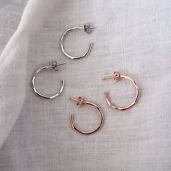 Textured Hoop Earrings, 3 of 6