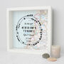 Personalised Engagement Map Print Gift For Couple, thumbnail 1 of 5