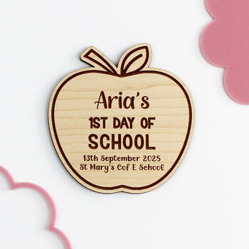 First Day Of School Or Nursery Wooden Keepsake Plaque, 3 of 3