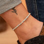 Avalon Clay Beaded Anklet, thumbnail 1 of 6