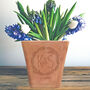 Personalised Engraved Wreath Flower Pot, thumbnail 2 of 7
