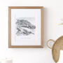 Personalised Monochrome Watercolour House Sketch, thumbnail 5 of 6