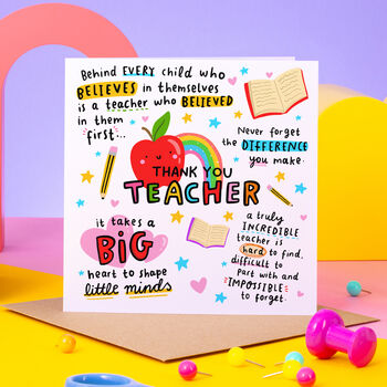The Teacher Card, 3 of 4