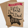 Best Dog Dad Ever 'A6 Size' Card, thumbnail 1 of 12