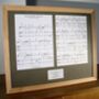 Additional Charge For Framed Sheet Music, thumbnail 5 of 6
