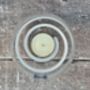 White Spiral Pattern Tea Light Candle Holder, thumbnail 3 of 3
