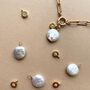 Freshwater Coin Pearl Paperclip Chain Necklace, thumbnail 3 of 8