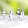Personalised Paper Plane Cufflinks, thumbnail 2 of 9