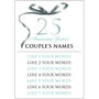 Personalised Silver Wedding Anniversary Typography, thumbnail 5 of 9