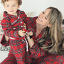Personalised Mum And Child Matching Tartan Pyjamas, thumbnail 1 of 9
