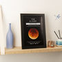 Personalised Moon Phase Significant Date Print, thumbnail 8 of 8