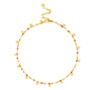 Colourful Bead Choker With Gold Vermeil Or Silver Coins, thumbnail 2 of 12