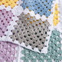 Granny Square Blanket Easy Crochet Kit, thumbnail 4 of 8