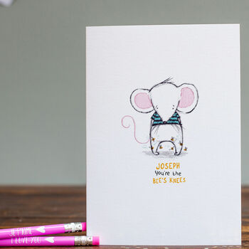 Personalised Bees Knees Valentine's Day Card, 2 of 3