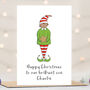Son Elf Christmas Card, thumbnail 1 of 3