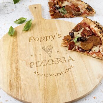 Personalised 'Pizzeria' Pizza Board, 4 of 6