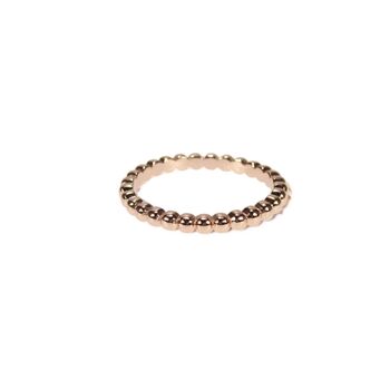 Ball Band Stacking Ring, Gold Vermeil On 925 Silver, 3 of 8